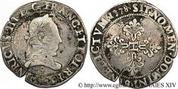 HENRI III Franc au col plat 1578 Rennes