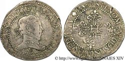 HENRY III Franc au col plat 1580 Rouen