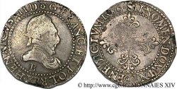 HENRI III Franc au col plat 1586 Rouen