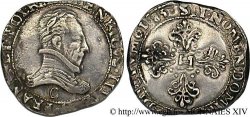 HENRI III Franc au col plat 1583 Saint-Lô