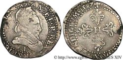 HENRI III Demi-franc au col plat 1587 Limoges
