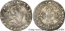 HENRI III Demi-franc au col plat 1589 Narbonne