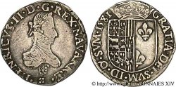 NAVARRE - KINGDOM OF NAVARRE - HENRY III Franc VF/XF