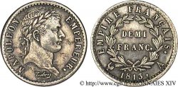Demi-franc Napoléon Ier tête laurée, Empire français 1813 Paris F.178/50