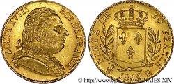 20 francs or Louis XVIII, buste habillé 1815 Londres F.518/1