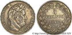 5 francs, IIIe type Domard 1846 Paris F.325/10