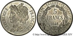 Concours de 5 francs, essai de Dantzell 1848 Paris VG.3067 var.