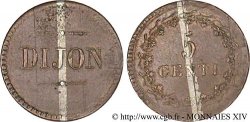 Essai de 5 centimes de Delarue de Dijon 1848 VG.3225