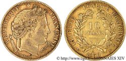 10 francs Cérès Deuxième république, Levrette oreille haute 1850 Paris F.504/1