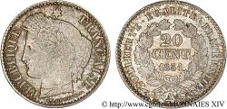 20 centimes Cérès Seconde République 1851 Paris F.146/7