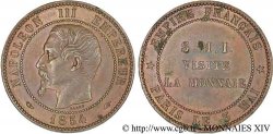 Module 10 centimes, visite impériale à la Monnaie de Paris le 3 mai 1854 1854 Paris VG.3401