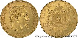 100 francs or Napoléon III, tête laurée 1862 Paris F.551/1