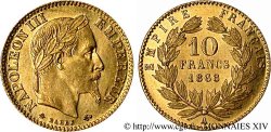 10 francs or Napoléon III, tête laurée 1868 Paris F.507A/17