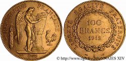 100 francs génie, tranche inscrite en relief liberté égalité fraternité 1912 Paris F.553/6
