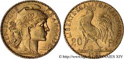 20 francs Coq, Dieu protège la France 1901 Paris F.534/6 VZ