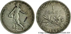 1 franc Semeuse, avec ESSAI en creux 1898 F.217/1