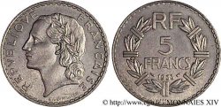 Essai de 5 francs Lavrillier, en nickel, avec différents 1933 Paris F.336/1