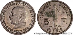 5 francs Pétain 1941 Paris F.338/2