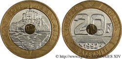Faux de 20 francs Mont Saint-Michel 1992 Pessac F.403/2 var.