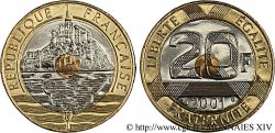 20 francs Mont Saint-Michel BU (Brillant Universel) 2001 Pessac F.403/17