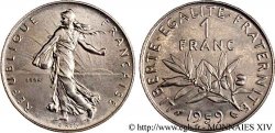 Essai de 1 franc Semeuse, nickel 1959 Paris F.226/3