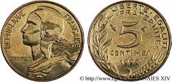 5 centimes Marianne, BU (Brillant Universel) 1999 Pessac F.125/43