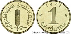 Piéfort argent de 1 centime épi 1974 Pessac F.106/25P FDC