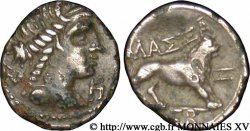 MASSALIA - MARSEILLE “Drachme légère” ou tétrobole, fourrée
