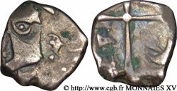 VOLQUES TECTOSAGES (région de Toulouse) Drachme “à la tête cubiste”