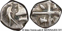 VOLQUES TECTOSAGES (région de Toulouse) Drachme “à la tête cubiste”