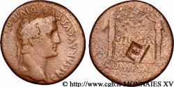 LUGDUNUM - LYONS - OCTAVIANUS und JULIUS CAESAR As à l autel de Lyon