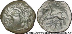 GALLIA - AULERCI EBUROVICES (Región d Evreux) Bronze au cheval et au sanglier