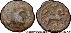 GALLIA BELGICA - AMBIANI (Región de Amiens) Bronze au cheval et au bucrane