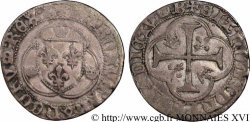 CHARLES VII LE VICTORIEUX Blanc à la couronne n.d. Bourges