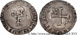 CHARLES VIII Petit blanc à la couronne 28/01/1436 Saint-Pourçain