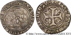 CHARLES VII LE VICTORIEUX Blanc à la couronne n.d. Saint-Pourçain