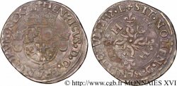 HENRY II Douzain du Dauphiné aux croissants, 2e type 1552 Grenoble XF