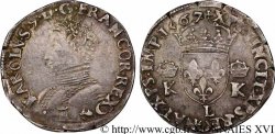 CHARLES IX Teston, 4e type 1567 Bayonne TTB+