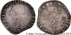 CHARLES IX Teston, 4e type 1568/7 Bayonne