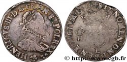 HENRI III Teston 3e type, col fraisé 1576 Bayonne