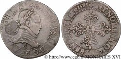 HENRY III Franc au col plat 1585 Paris