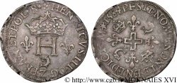 HENRI III Double sol parisis du Dauphiné 1584 Grenoble