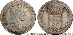 LOUIS XIV LE GRAND OU LE ROI SOLEIL Douzième d écu au buste juvénile 1er type 1661 Paris TTB/TTB+