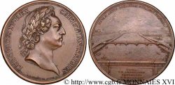 LOUIS XV THE WELL-BELOVED Médaille célèbrant le pont construit à Neuilly 1772