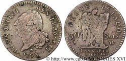 CONVENCION NACIONAL 30 sols dit au génie , type FRANÇOIS 1793 Lille