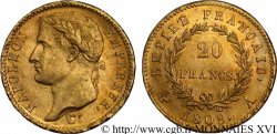 20 francs or Napoléon, tête laurée, Empire français 1809 Paris F.516/1