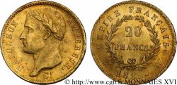 20 francs or Napoléon, tête laurée, Empire français 1812 Lille F.516/29