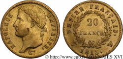 20 francs or Napoléon, tête laurée, Empire français 1813 Lille F.516/38