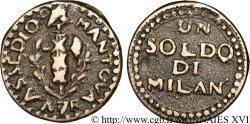 ITALIE - SECOND SIÈGE DE MANTOUE 1 soldo 1799 Mantoue TTB