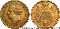 40 lires en or 2e type, tranche en creux 1813/09 Milan VG.1382